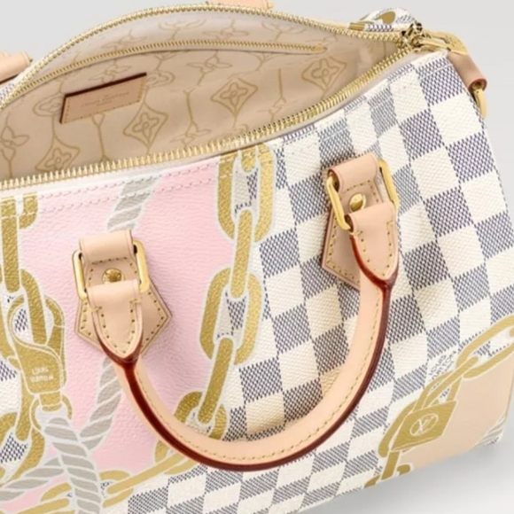 Louis Vuitton Damier Azur Nautical Speedy 25 - Picture 12 of 15